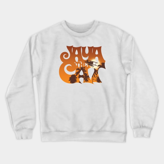 Jaya The Cat Crewneck Sweatshirt by maryrome